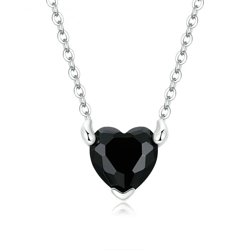 Zwarte Hart Ketting