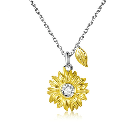 Zonnebloem ketting