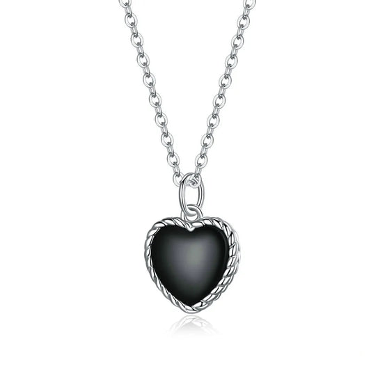 Zwarte Hart Ketting