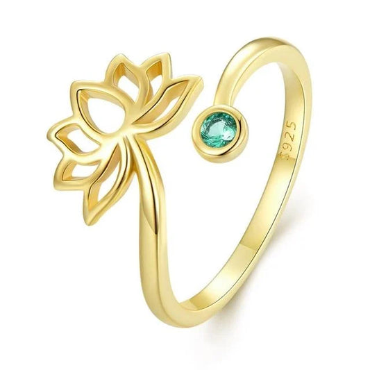 Lotusbloem ring